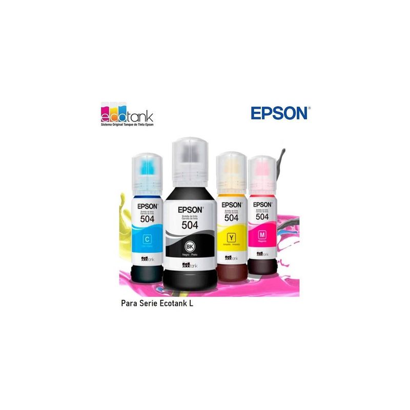 EPSON - Pack tinta epson 504 serie l4160, l4260, l6171, l6271, l14150