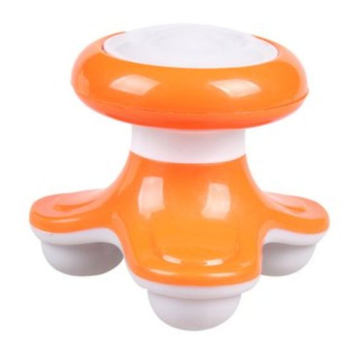 GENERICO - Masajeador Eléctrico  A Pilas Y Corriente Directa  -  NARANJA