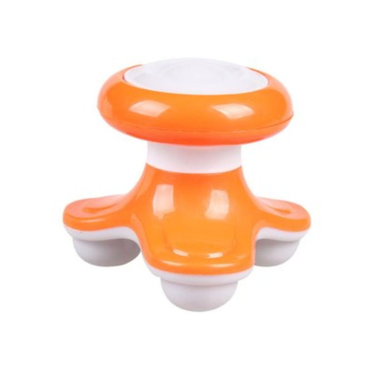 GENERICO - Masajeador Eléctrico  A Pilas Y Corriente Directa  -  NARANJA