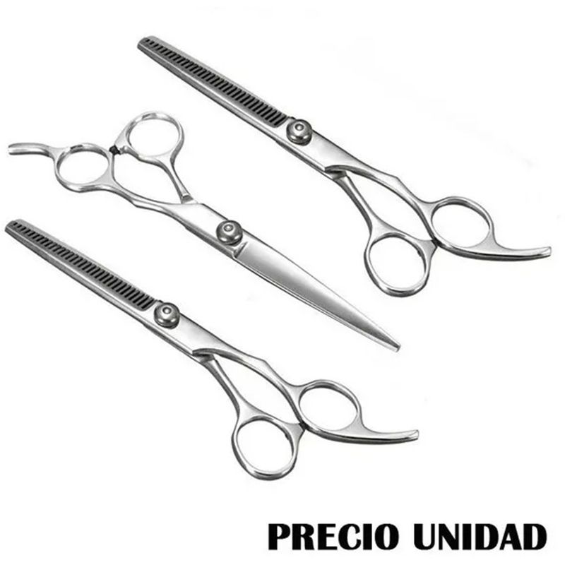 HOLGU - Tijeras profesional barberia peluquería entresaque pulidora