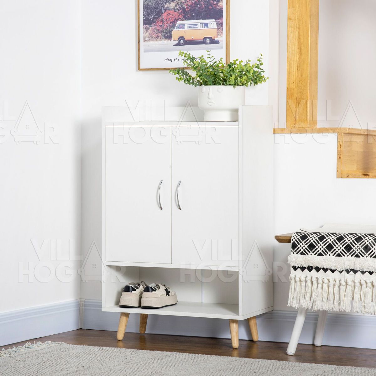 VILLA HOGAR - Zapatera con gabinete Jiso - Villa Hogar