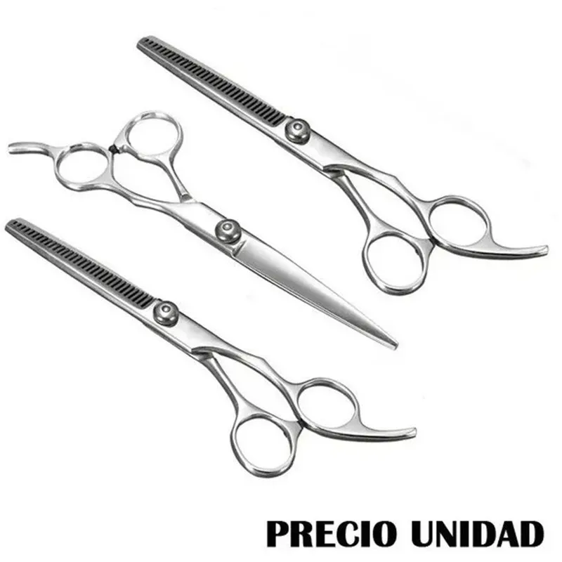 HOLGU - Tijeras profesional barberia peluquería entresaque pulidora