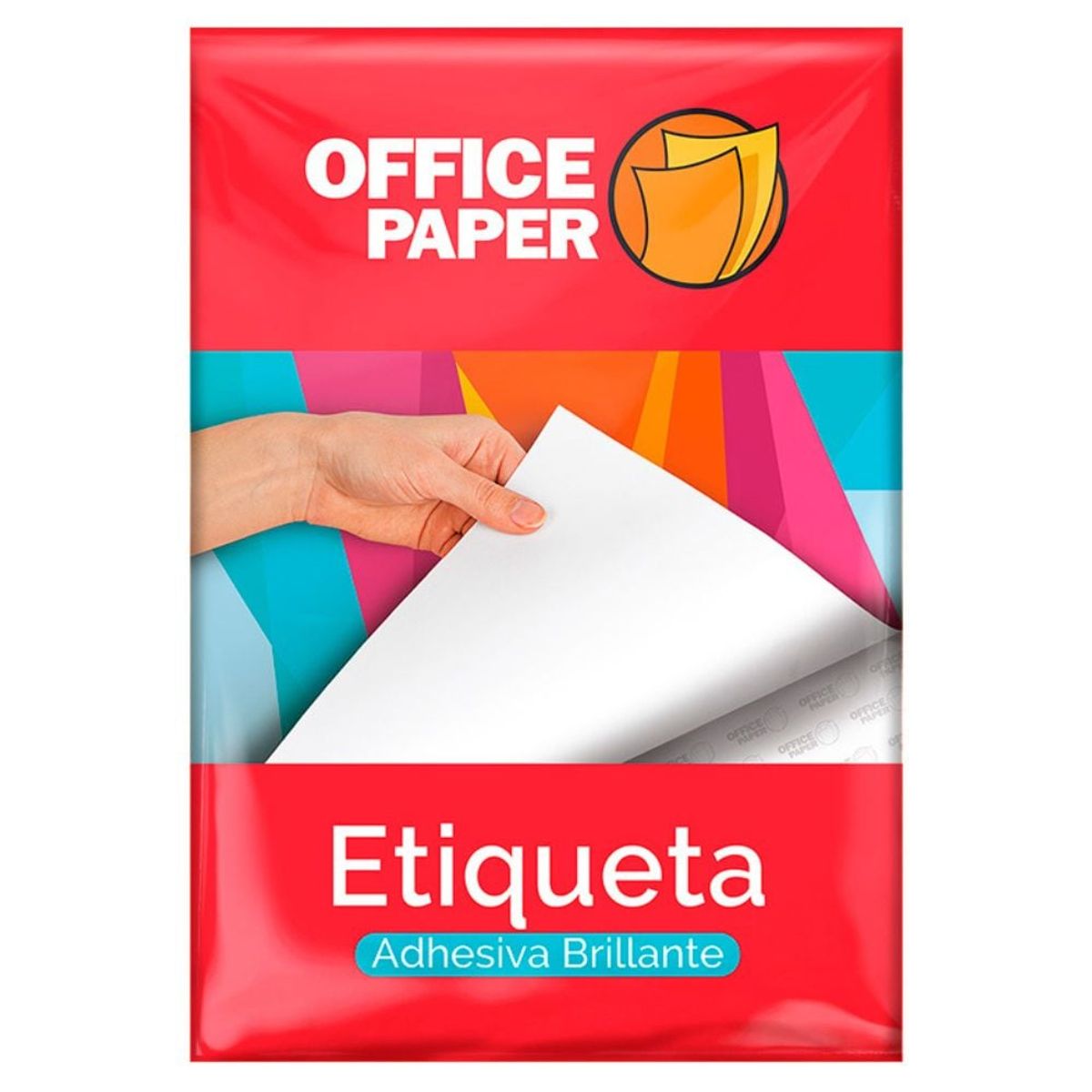 OFFICE PAPER - Etiqueta Office Paper Brillante 180g por 25 Hojas A4