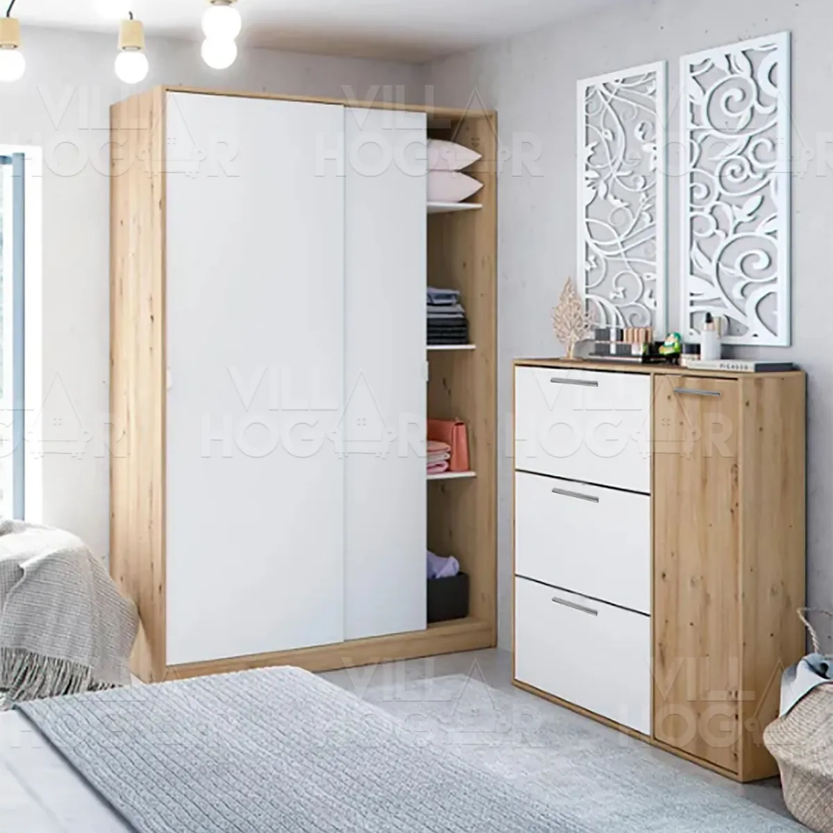 VILLA HOGAR - Zapatera Ricky - capacidad 24 pares de zapatos