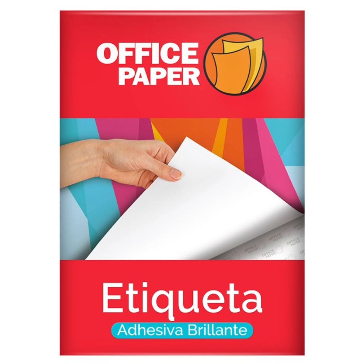 OFFICE PAPER - Etiqueta Brillante Office Paper 180g por 100 Hojas A4