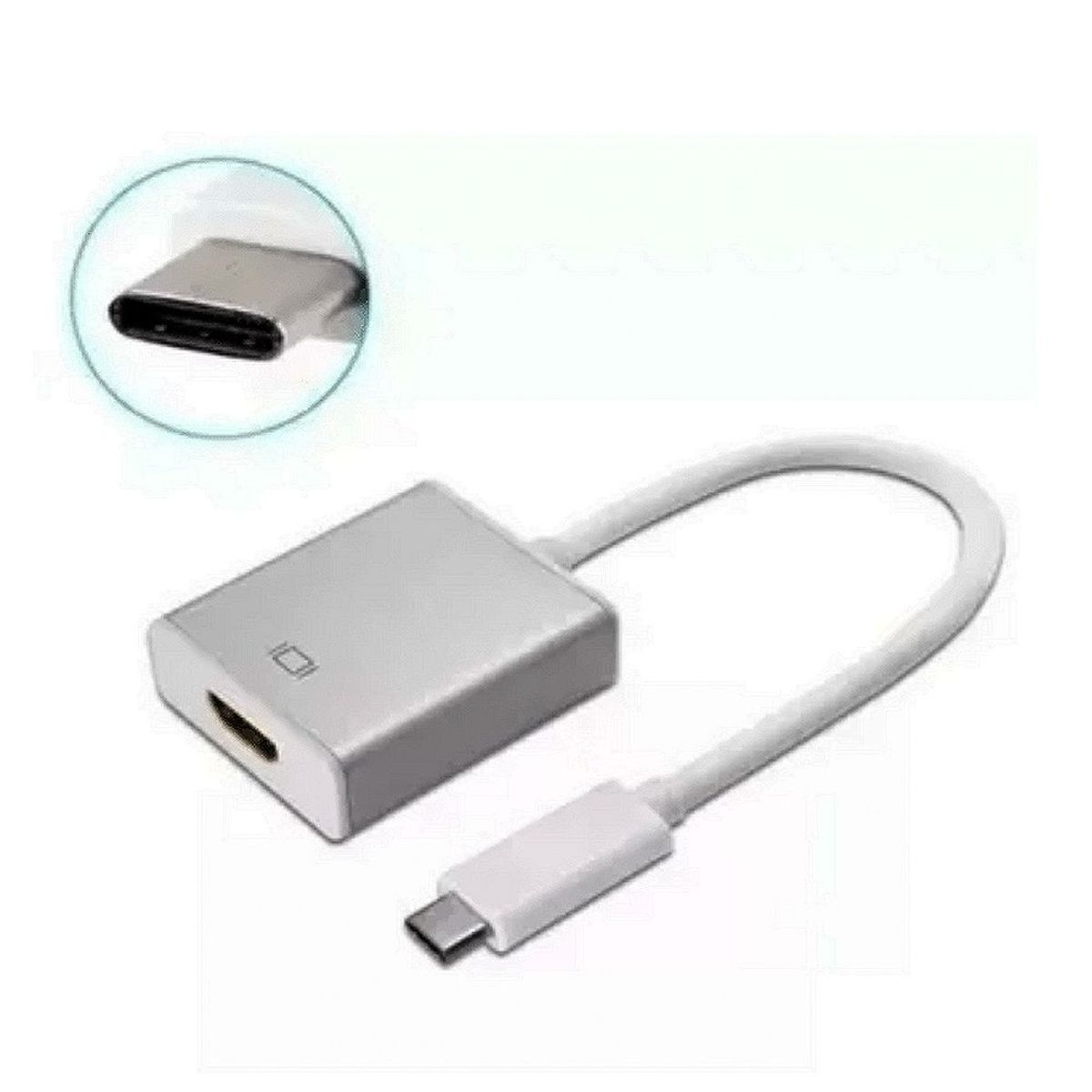 GENERICO - Cable Adaptador dongle USB Tipo C a HDMI - Convertidor USB 3.1 4K