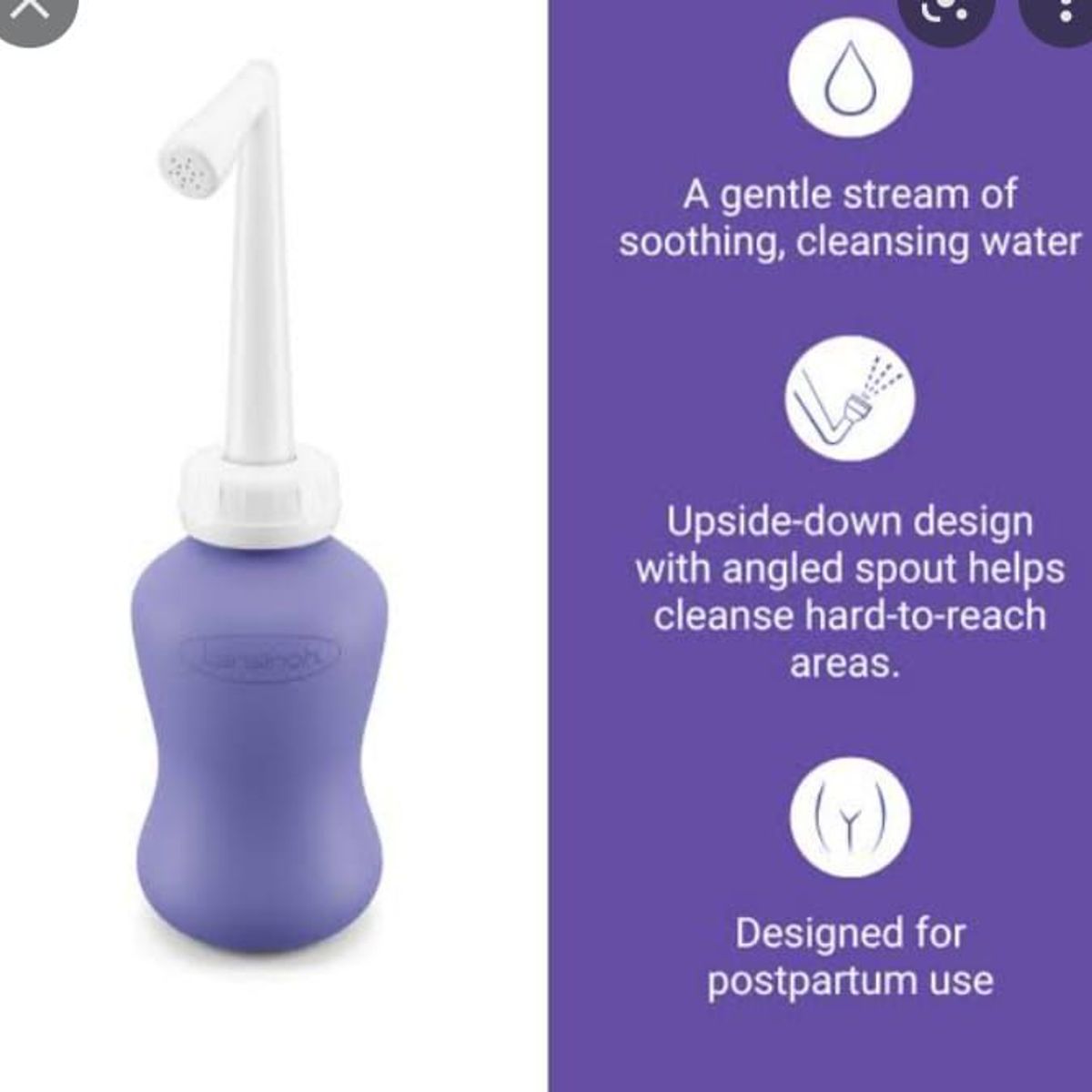 LANSINOH - Botella Periwash lavado del Perineo Lansinoh