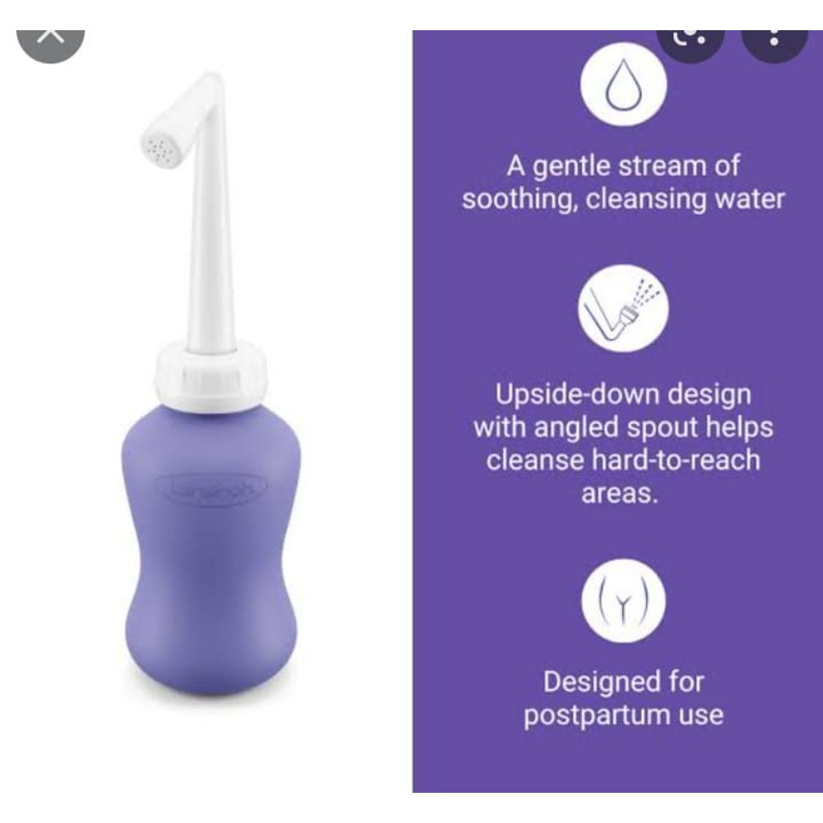 LANSINOH - Botella Periwash lavado del Perineo Lansinoh