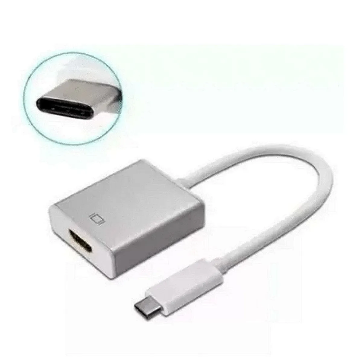 GENERICO - Cable Adaptador dongle USB Tipo C a HDMI - Convertidor USB 3.1 4K