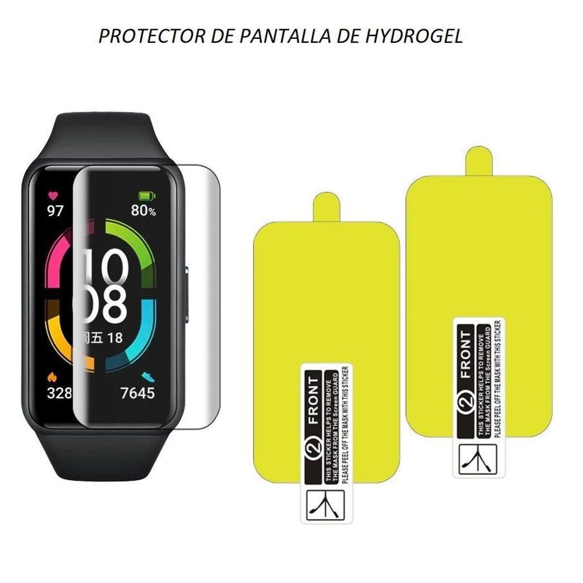 GENERICO - Protector de Pantalla para HUAWEI BAND 6 - Pack x2 und