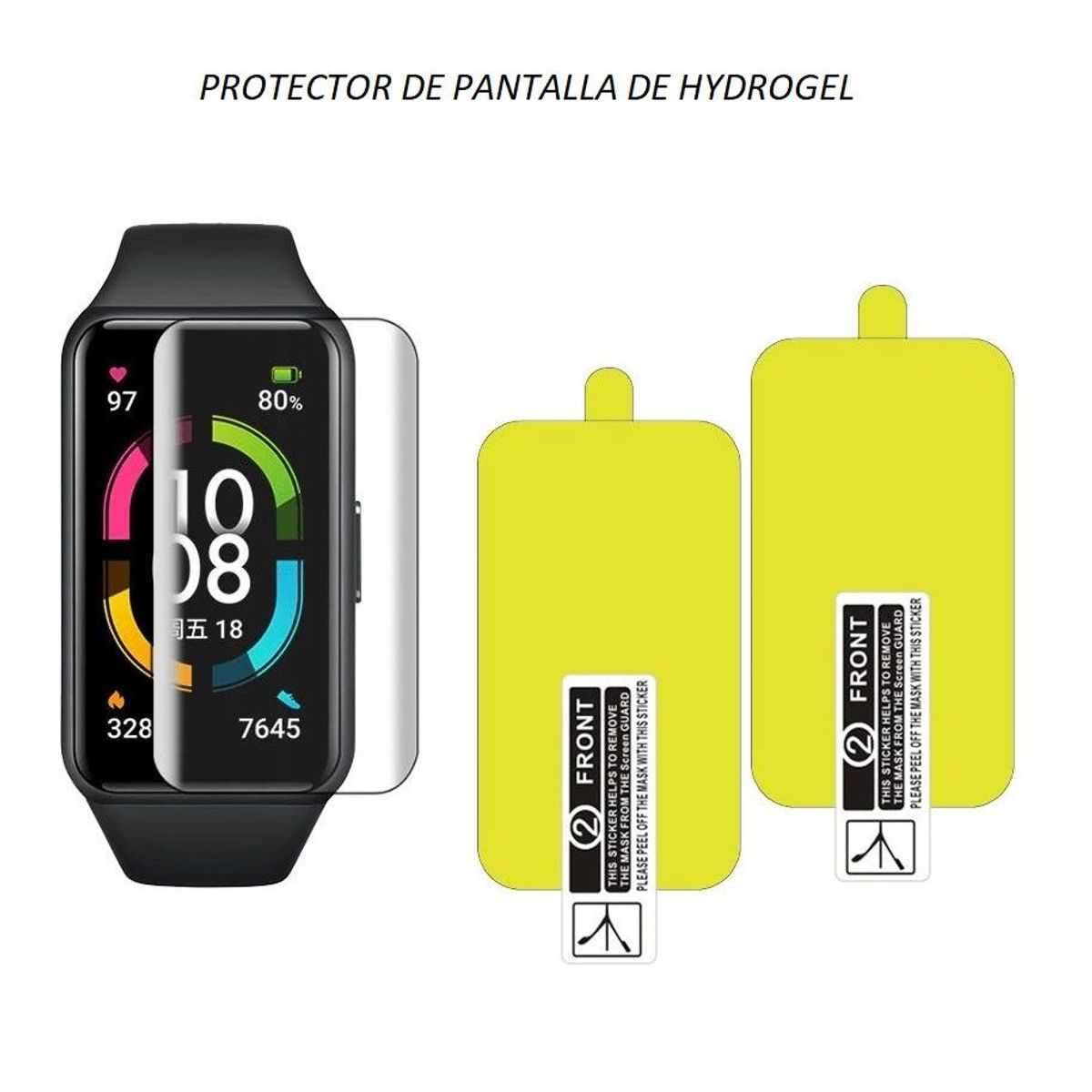 GENERICO - Protector de Pantalla para HUAWEI BAND 6 - Pack x2 und