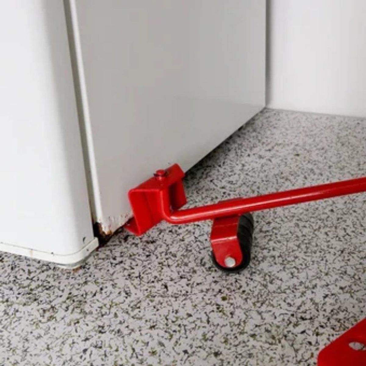 GENERICO - Kit de 4 ruedas para mover muebles sofa muebles rojo