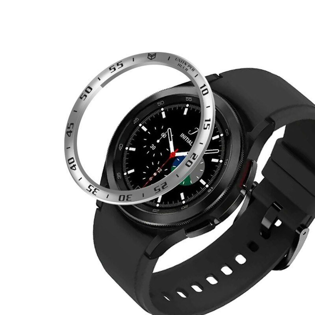 GENERICO - Bisel de Acero para Samsung Galaxy Watch 4 Classic de 42mm - Plata
