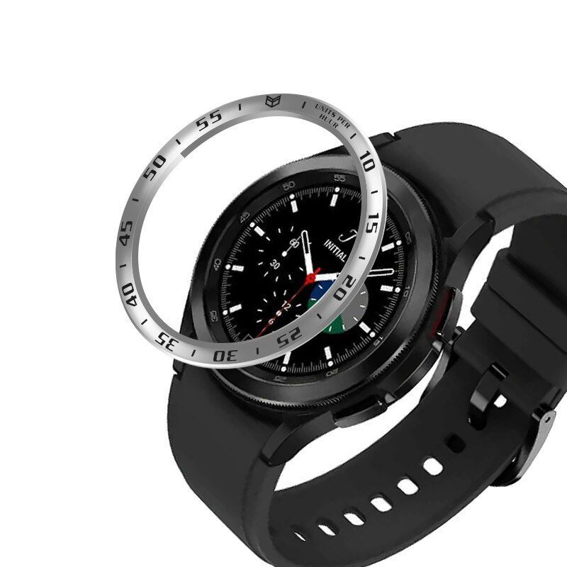 GENERICO - Bisel de Acero para Samsung Galaxy Watch 4 Classic de 42mm - Plata