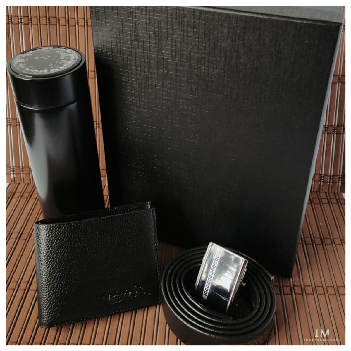 INSPIRA MARKET - Set  de regalo termo digital billetera y correa