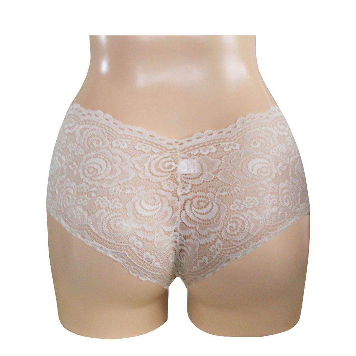 Peter Pan - Bóxer Encaje Elasticado Peter Pan Beige