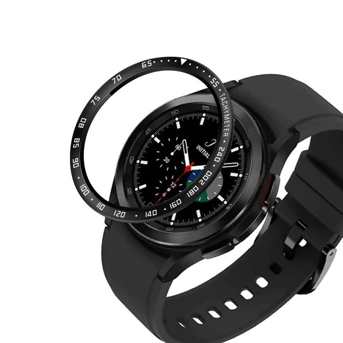 GENERICO - Bisel de Acero para Samsung Galaxy Watch 4 de 40mm - Negro