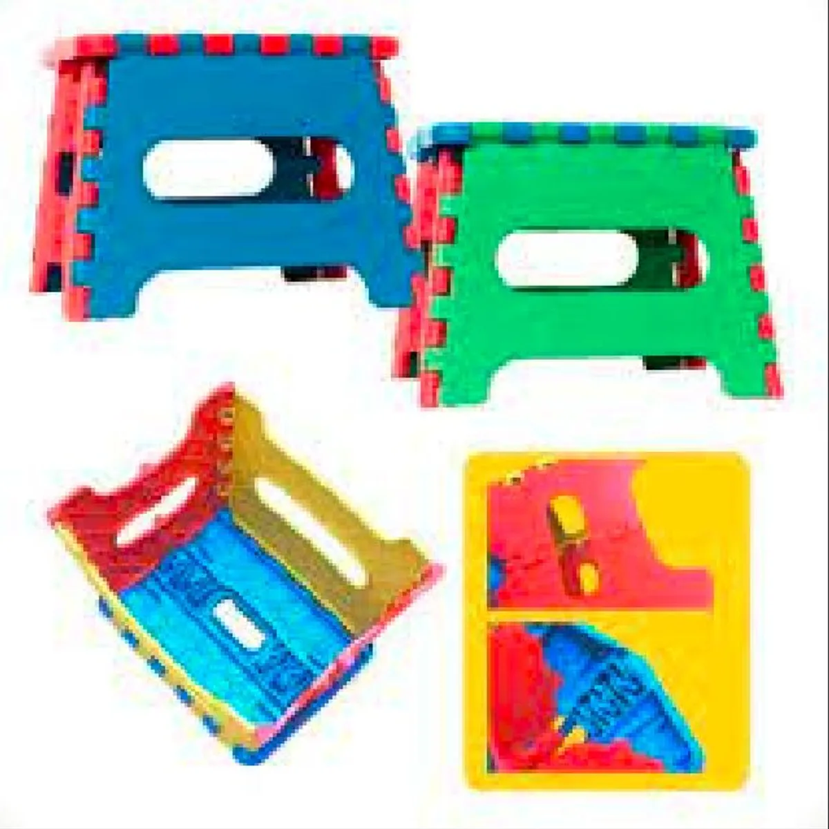 GENERICO - Banco plegable playa camping terraza de plástico