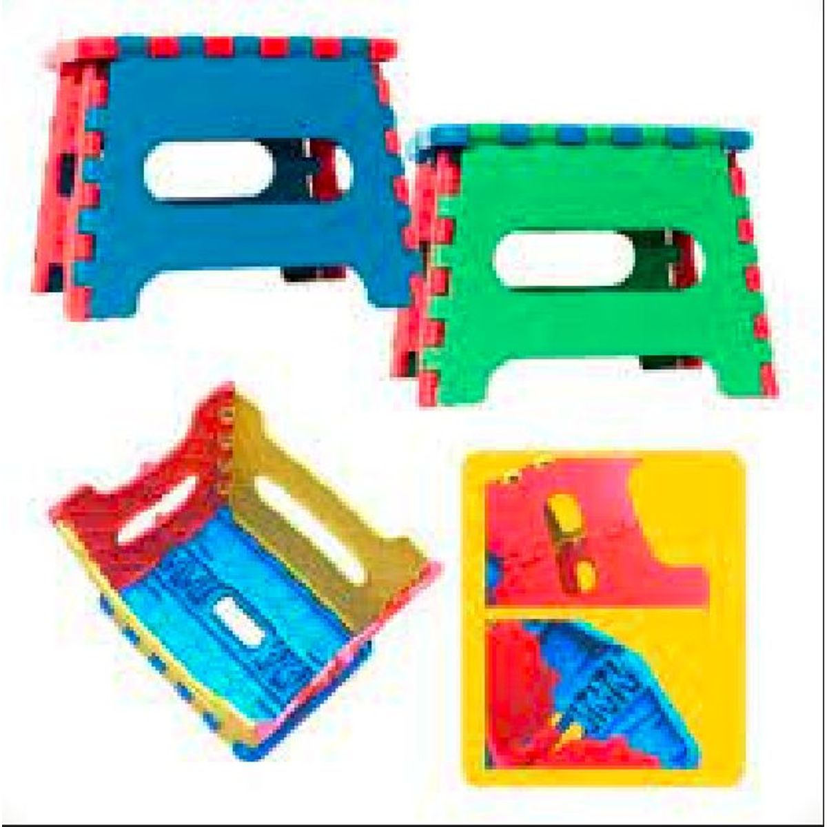 GENERICO - Banco plegable playa camping terraza de plástico