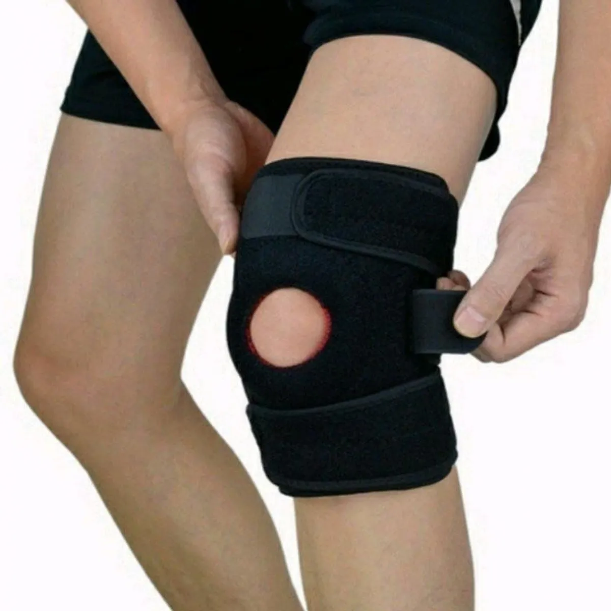 HOLGU - Rodillera Ortopédica Triple Thermo Ajuste Con Soportes