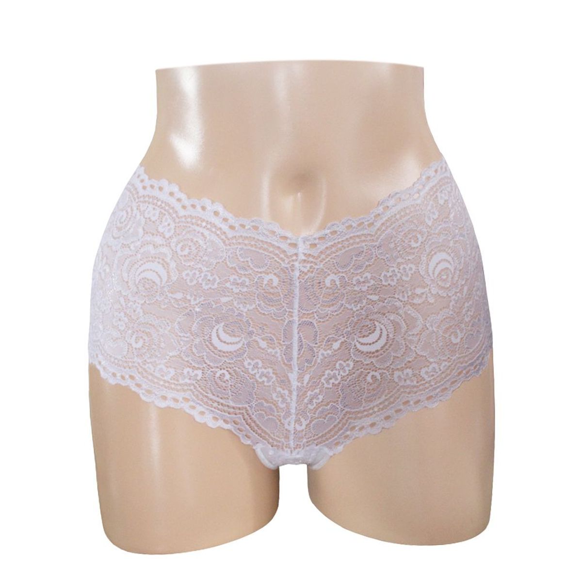 Peter Pan - Bóxer Encaje Elasticado Peter Pan Blanco