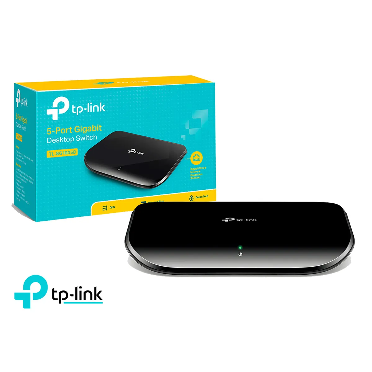 TP LINK - TP-Link Switch TL-SG1005D 5 Puertos Gigabit 10/100/1000mbps