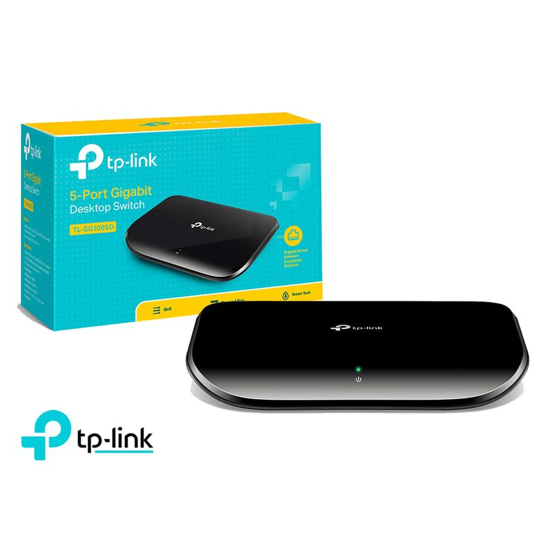 TP LINK - TP-Link Switch TL-SG1005D 5 Puertos Gigabit 10/100/1000mbps