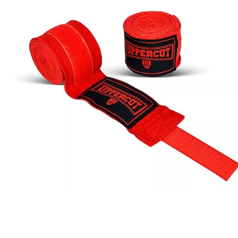 GENERICO - Vendas para box 5mts semi elásticas rojo