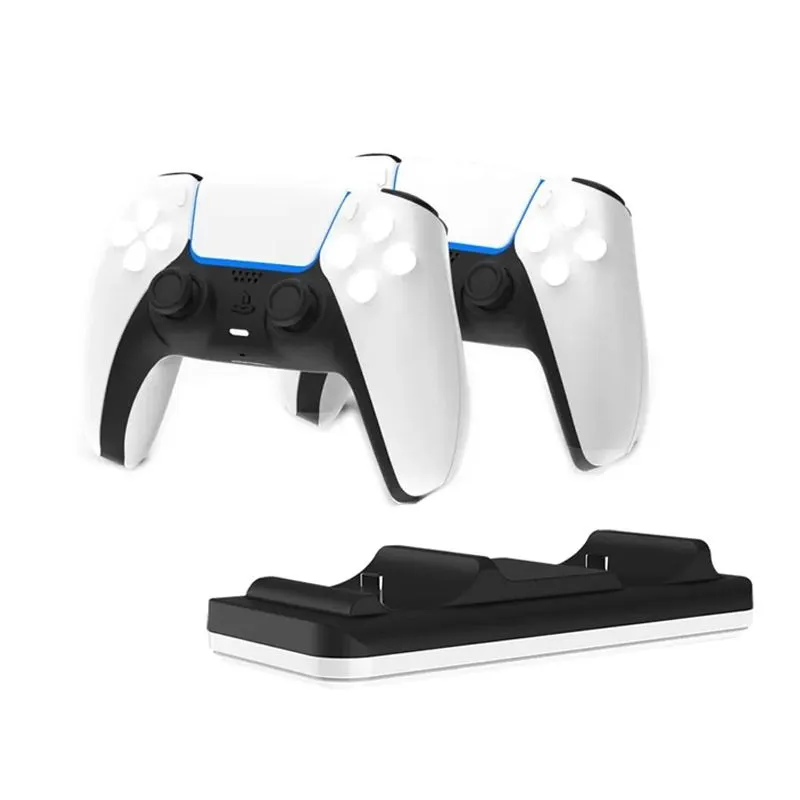 GENERICO - Soporte de Estación Carga Dual para mando Inalámbrico PS5