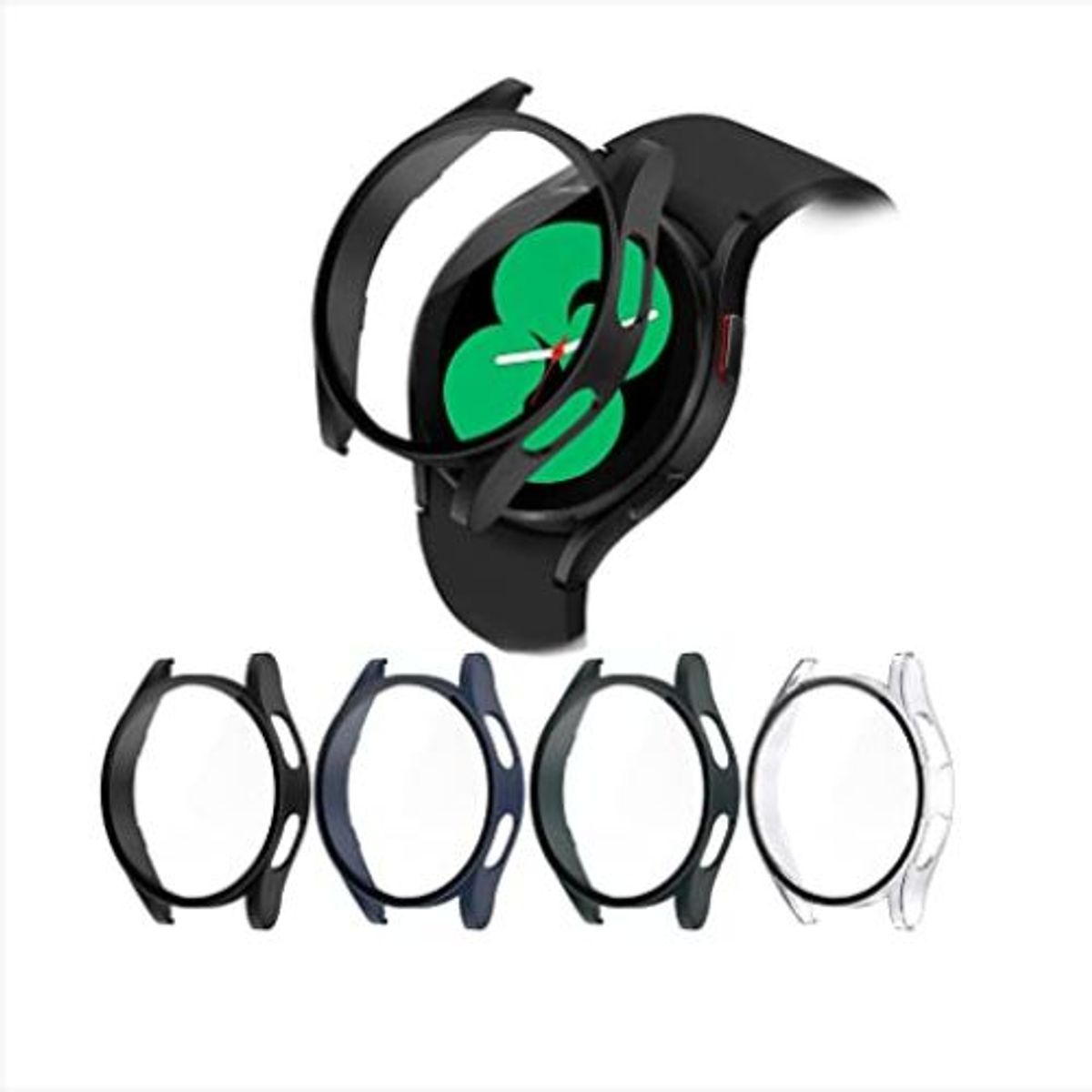 GENERICO - Protector Bumper Para Samsung Watch 4 (44mm) - AZUL.