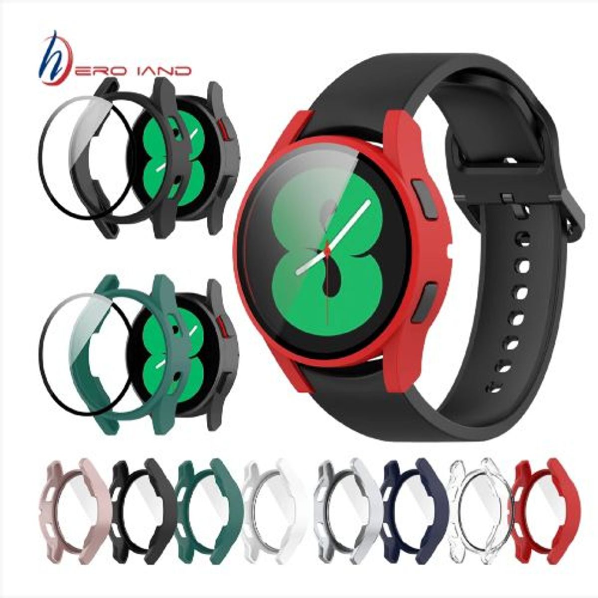 GENERICO - Protector Bumper Para Samsung Watch 4 (44mm) - Transparente