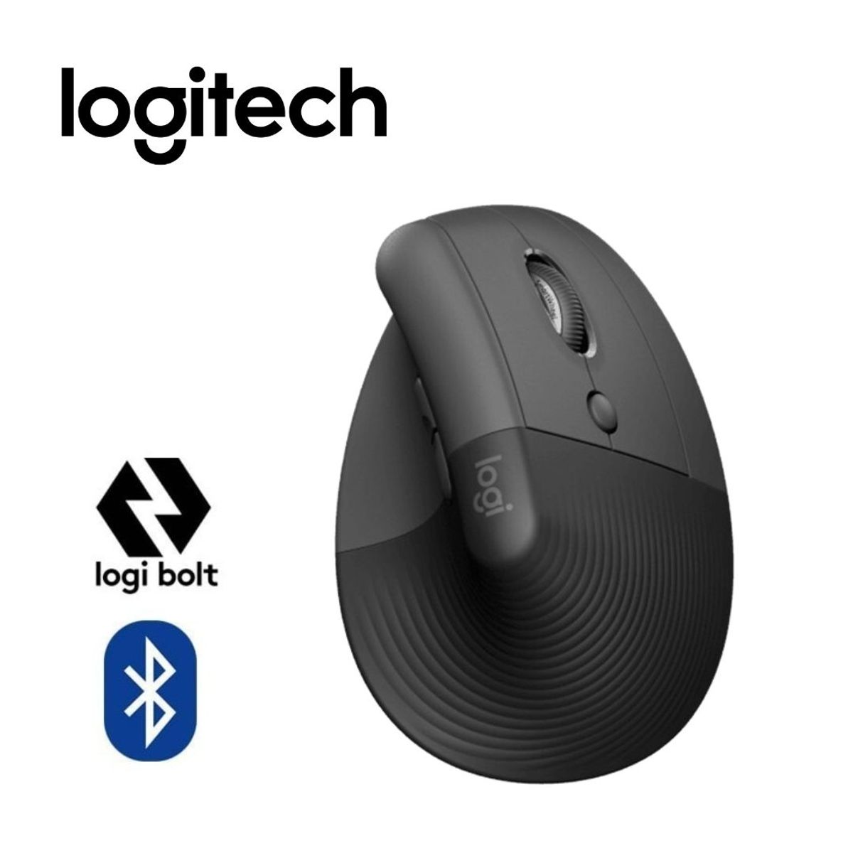 LOGITECH - MOUSE LOGITECH LIFT VERTICAL INALÁMBRICO BLUETOOTH NEGRO