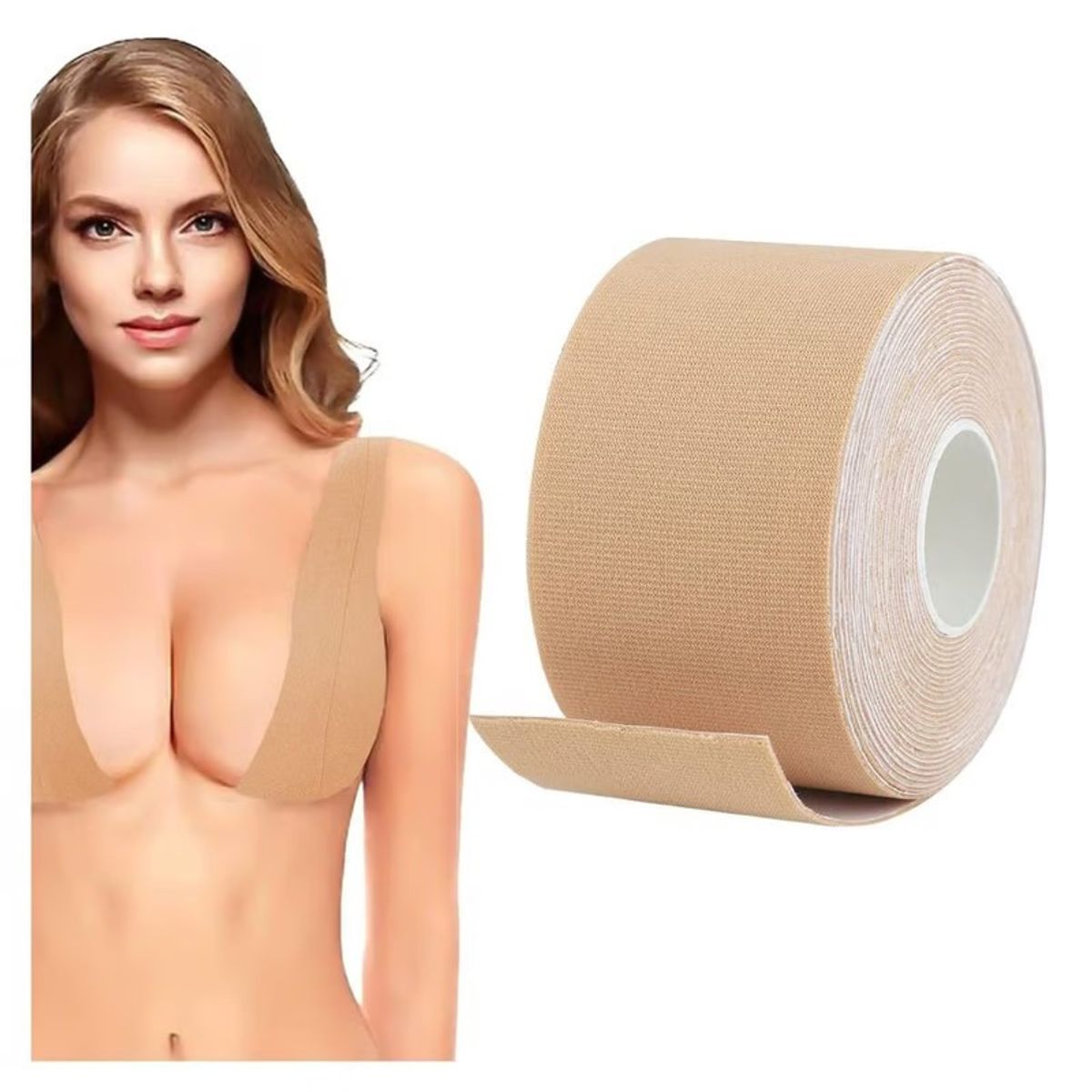 GENERICO - Boob Tape Cinta Levanta Senos Brasier Invisible 5 Metros