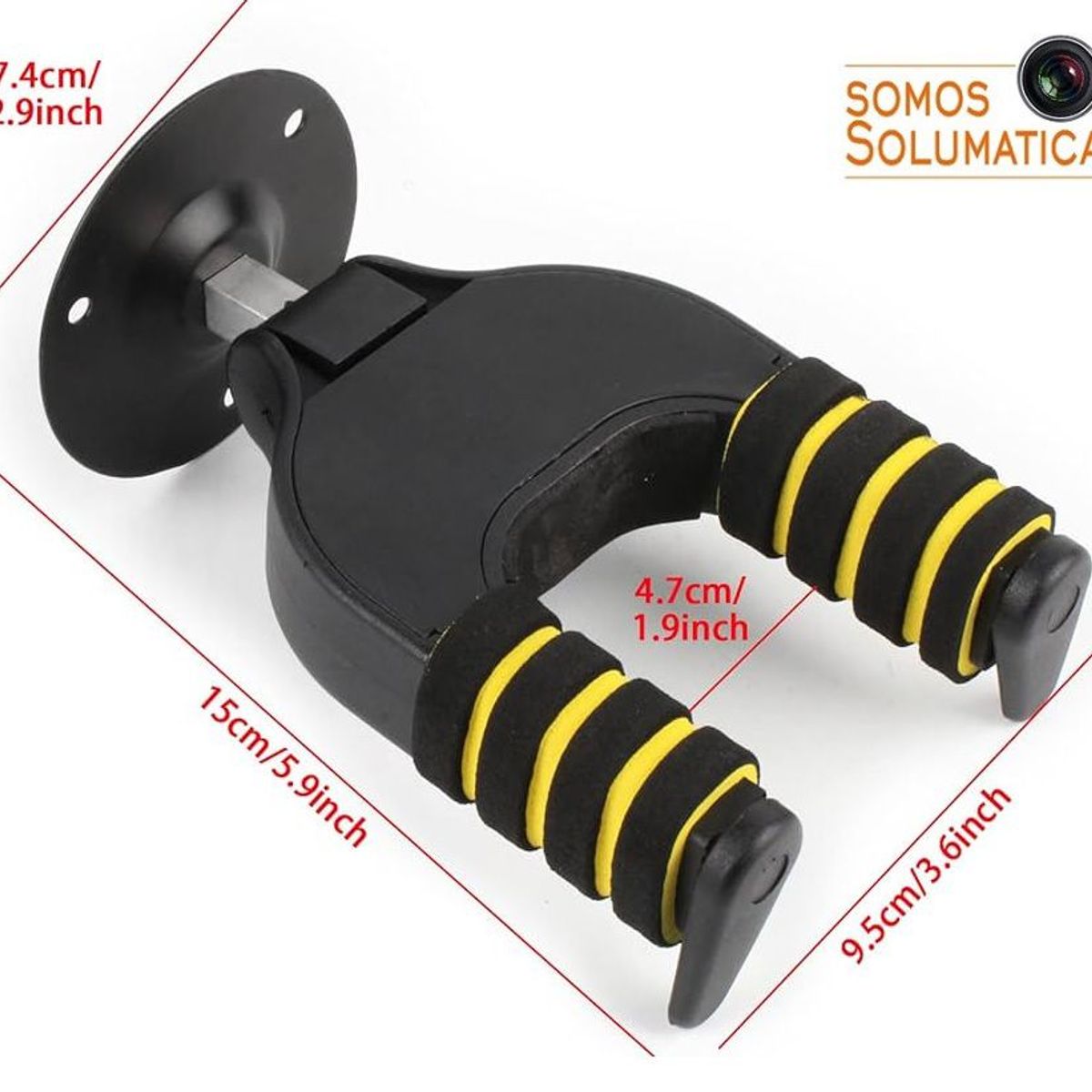 GENERICO - Soporte Gancho Para Guitarra - Perchero Bloqueo Automatico