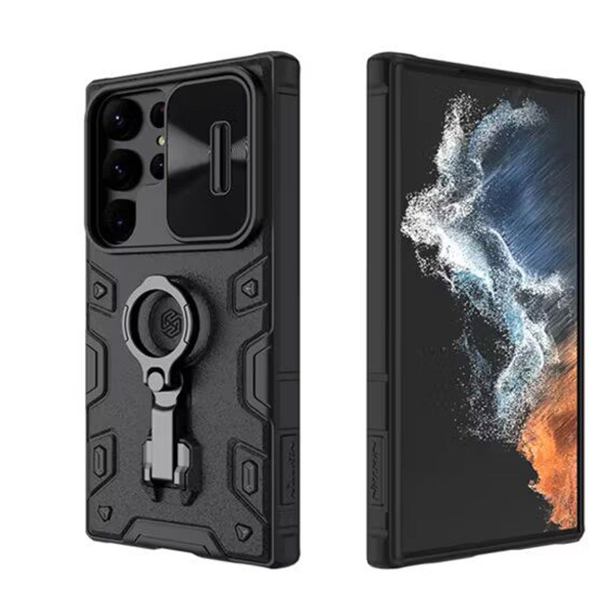 NILLKIN - Case Nillkin Camshield Armor Para Samsung Galaxy S23 Ultra