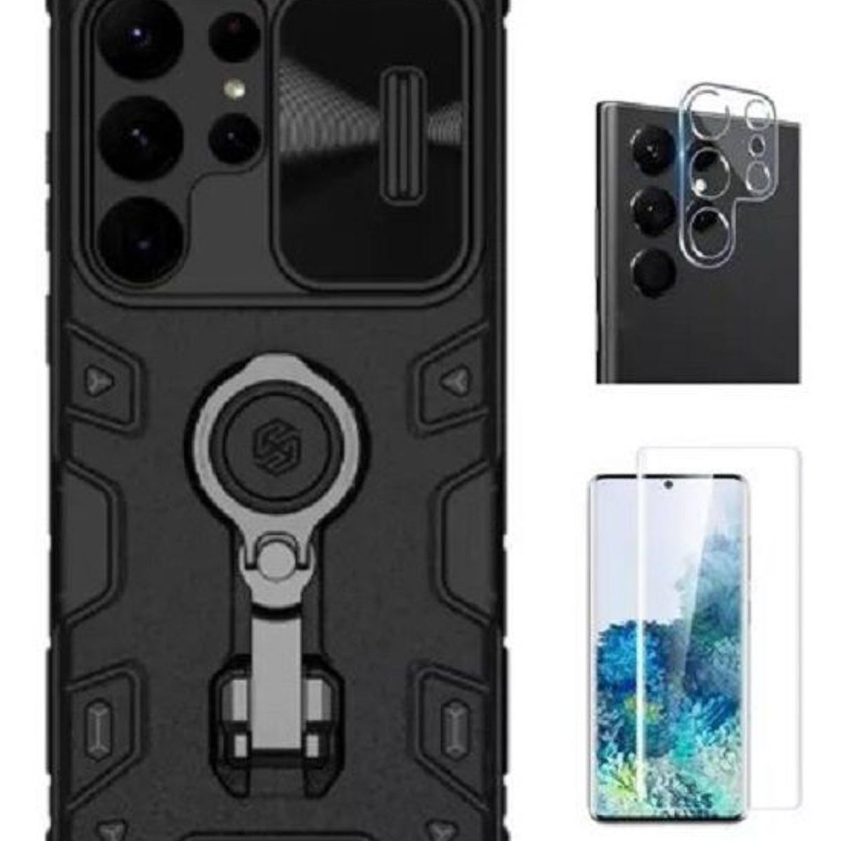 NILLKIN - Case Nillkin Camshield Armor Samsung Galaxy S23 Ultra Vidrio