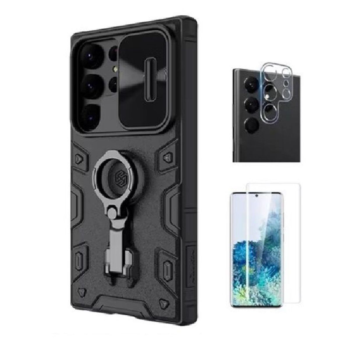 NILLKIN - Case Nillkin Camshield Para Samsung Galaxy S23 Ultra Vidrio