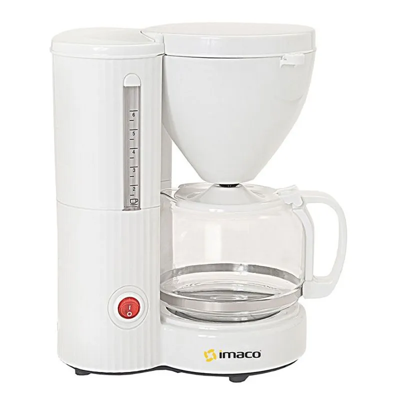 IMACO - Cafetera de 6-8 Tazas Imaco ICM608 Blanco