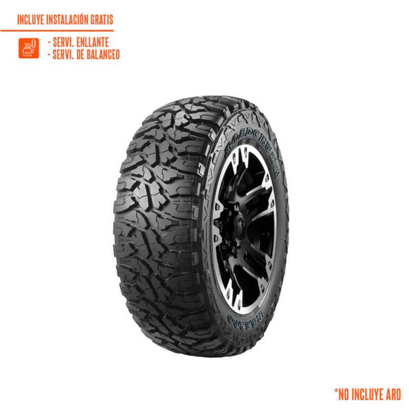 GENERICO - Llantas LT33X1250R20 ROADCRUZA RA3200 114Q OWL 10PR