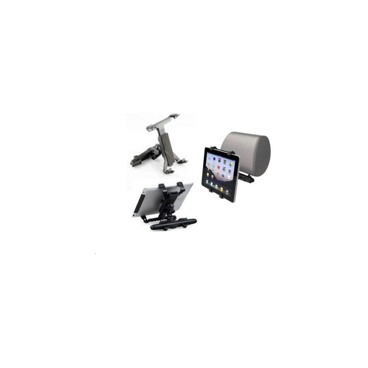 GENERICO - Sujetador tablet holder para respaldar de asiento auto ipad galaxy tab
