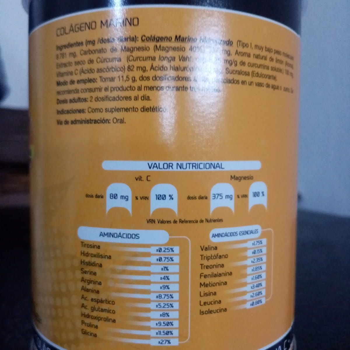 DRASANVI - Colágeno Marino Magnesio Cúrcuma Sabor Limón 300 gr