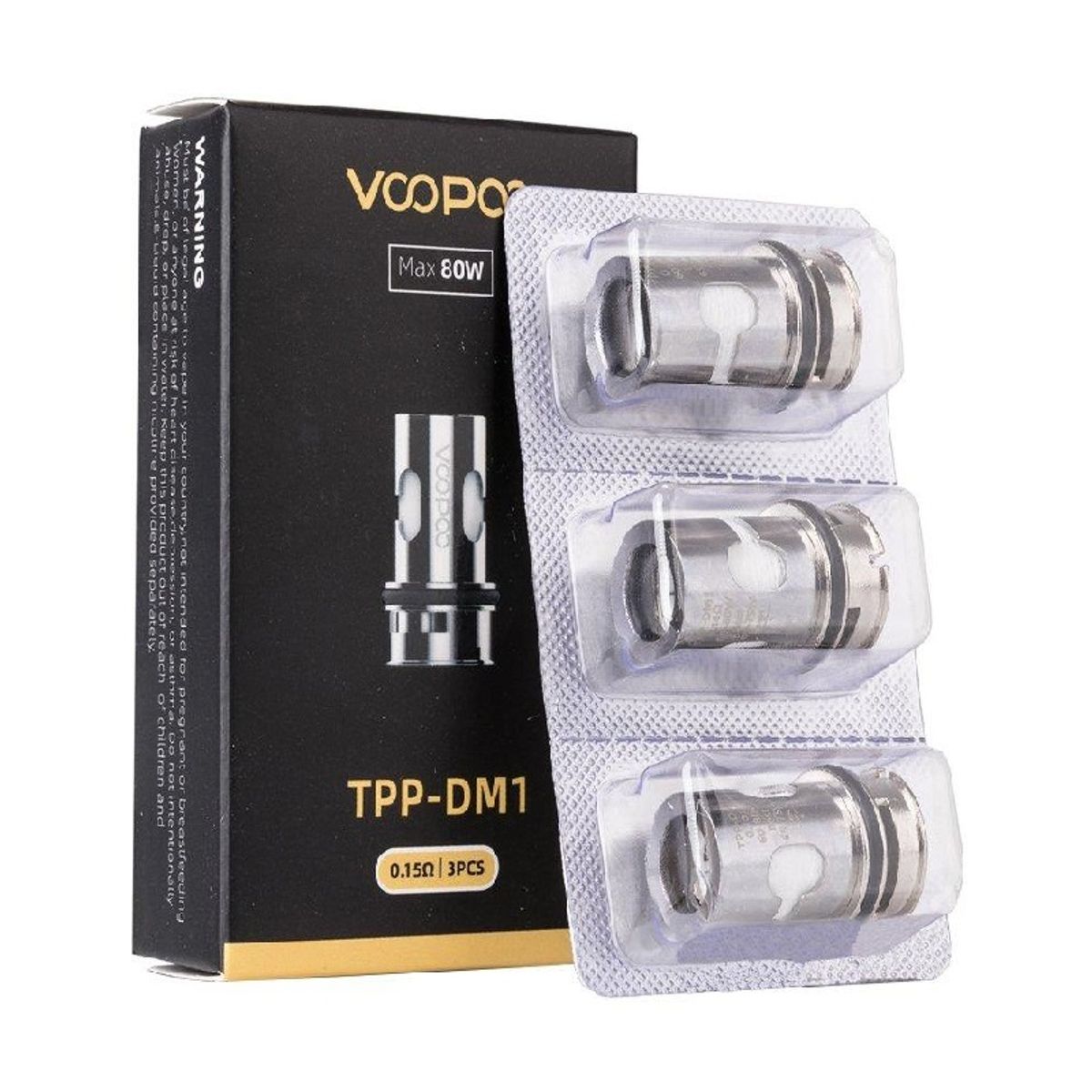 VOOPOO - Resistencia Voopoo TPP DM1 0.15 ohm - Caja por 3 unidades