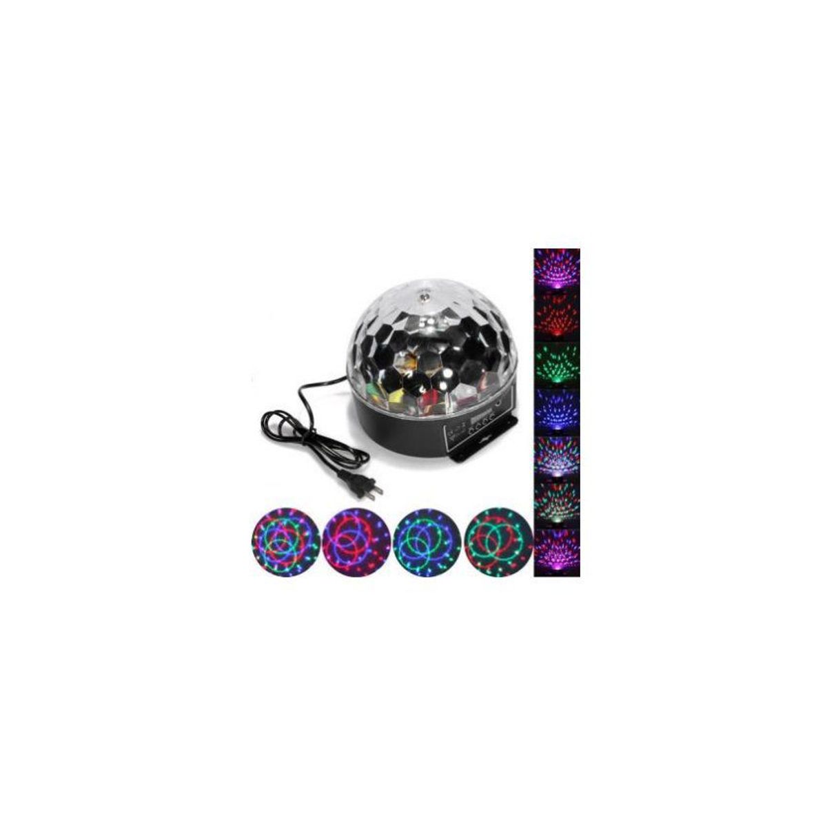 GENERICO - Luces para fiesta multicolor disco dj + luz led  bola psicodélica