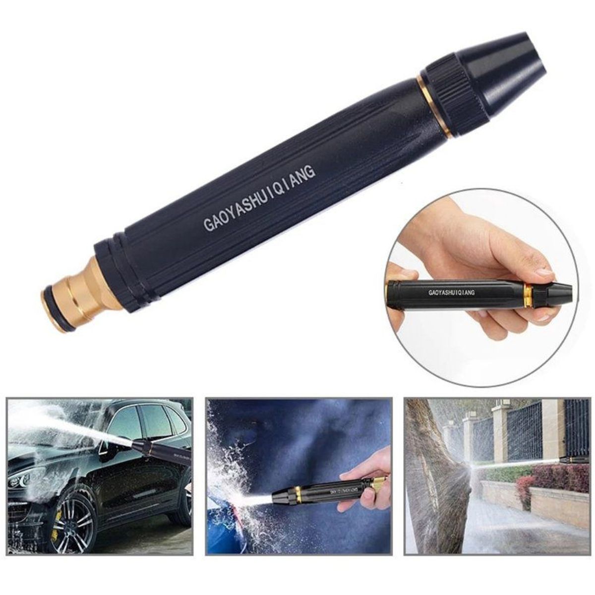 GENERICO - Boquilla de pulverización de manguera para jardínautos etc