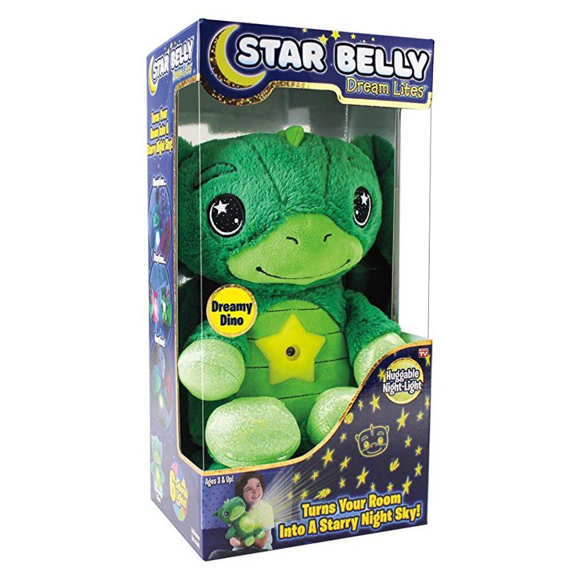 OEM - Ontel star belly dream lites luz de noche de animal de peluche