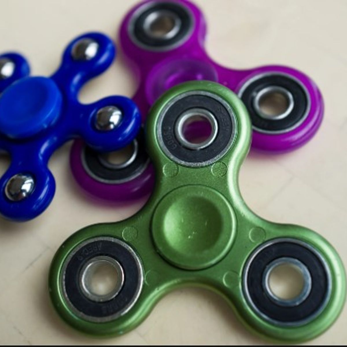 GENERICO - Spinner fidget con luces  led