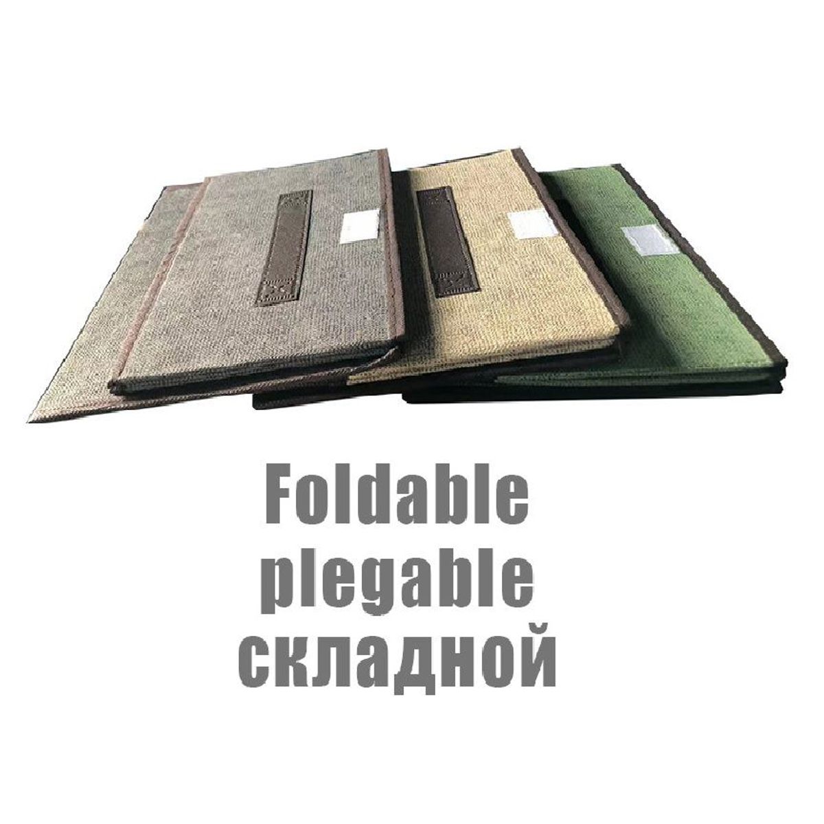 GENERICO - Caja de Almacenamiento con Tapa Portátil Plegable 36x24x23 cm