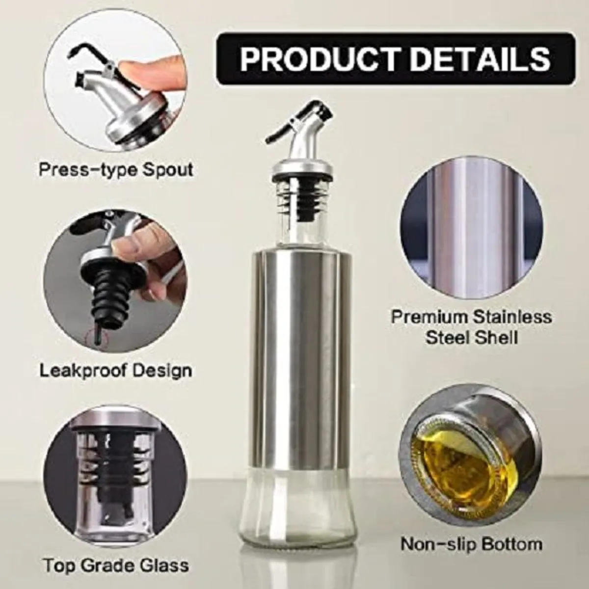 YCHICAWA - Dispensador de Aceite y Vinagre