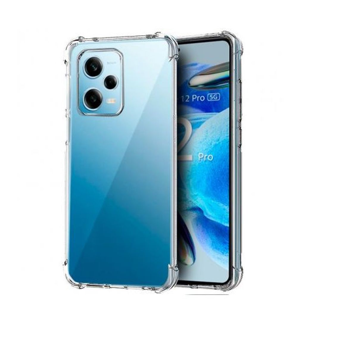 GENERICO - Case Space Funda Xiaomi 12 Pro 5G -Transparente