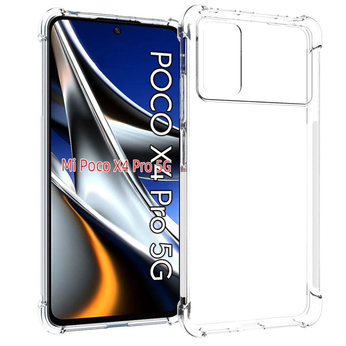 GENERICO - Case Space Funda POCO X4 PRO-Transparente